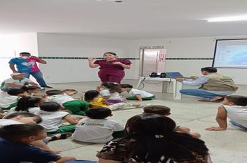 Ação do PSE (Programa Saúde nas Escolas)