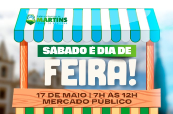 Feira da Agricultura Familiar movimenta o Mercado Público neste sábado em Martins