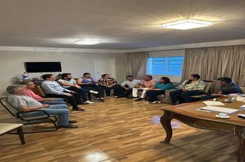 Reunião com parte da equipe de gestão