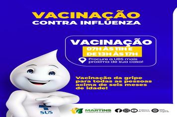 Vacina contra a Influenza disponível para a população em geral (a partir dos seis meses de idade)