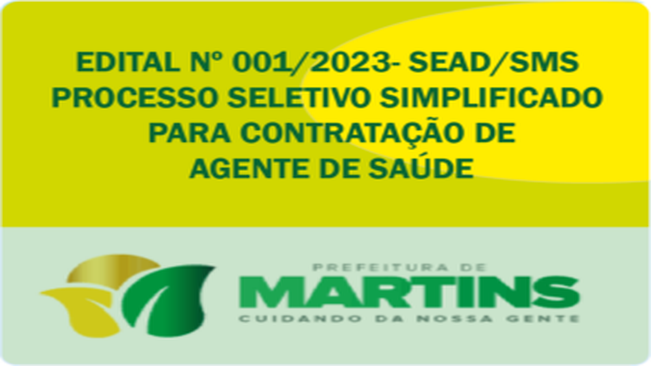Resultado preliminar Processo Seletivo Simplificado 001/2023