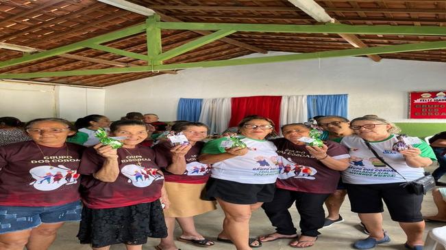 Encontro com grupo de idosos