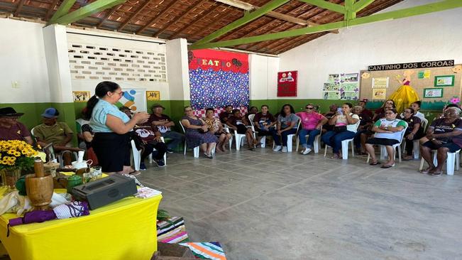 Encontro do Grupo de idosos