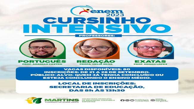 Cursinho Intensivo Enem 2023