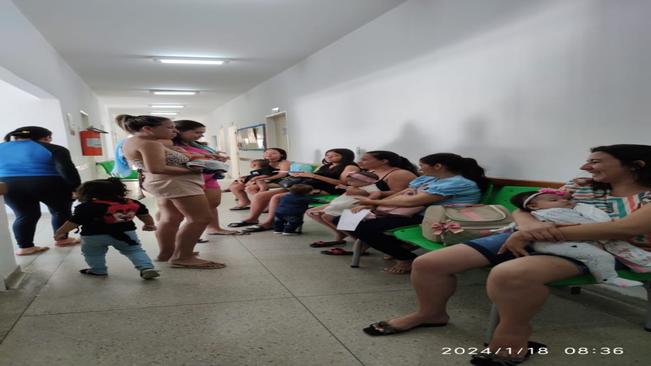 Atendimento com a pediatra