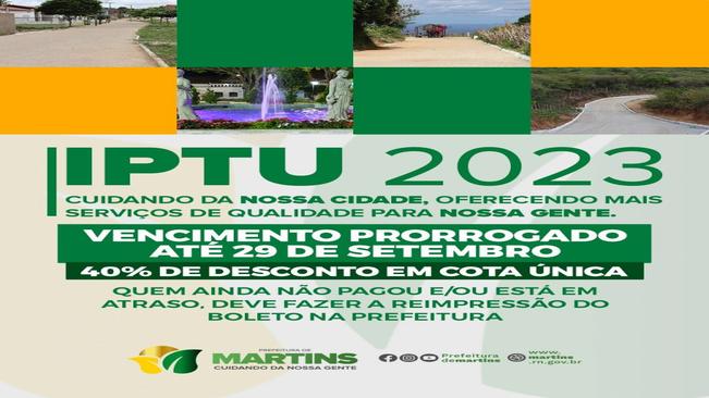 IPTU Prorrogado