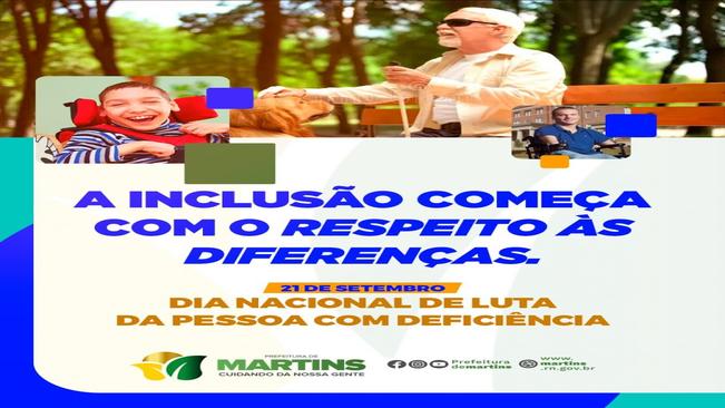 Dia Nacional de Luta da Pessoa com Deficiência!