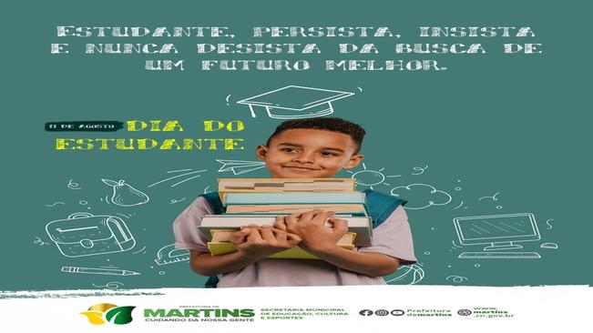 Feliz dia do Estudante!