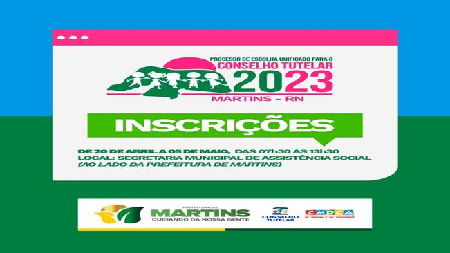 Inscrições abertas