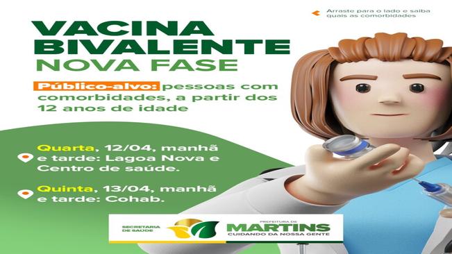 Vacinação com a vacina bivalente