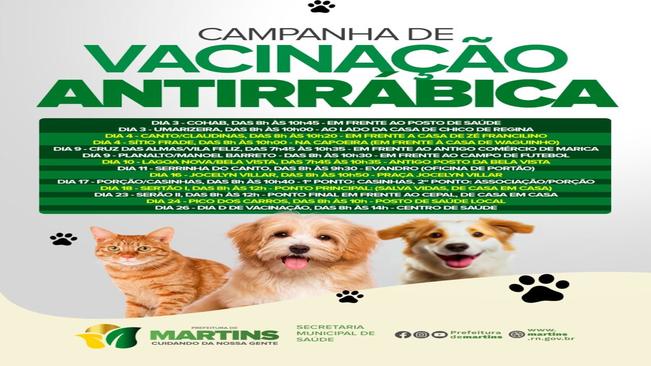 Campanha de Vacinação Antirrábica