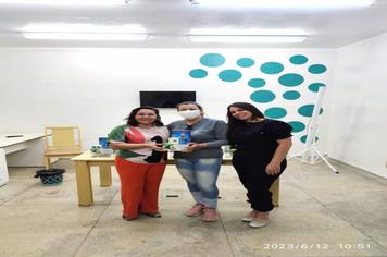 Entrega de kits para os Agentes de Saúde