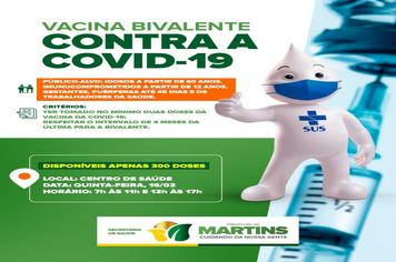Vacinação com a vacina bivalente contra a Covid-19.