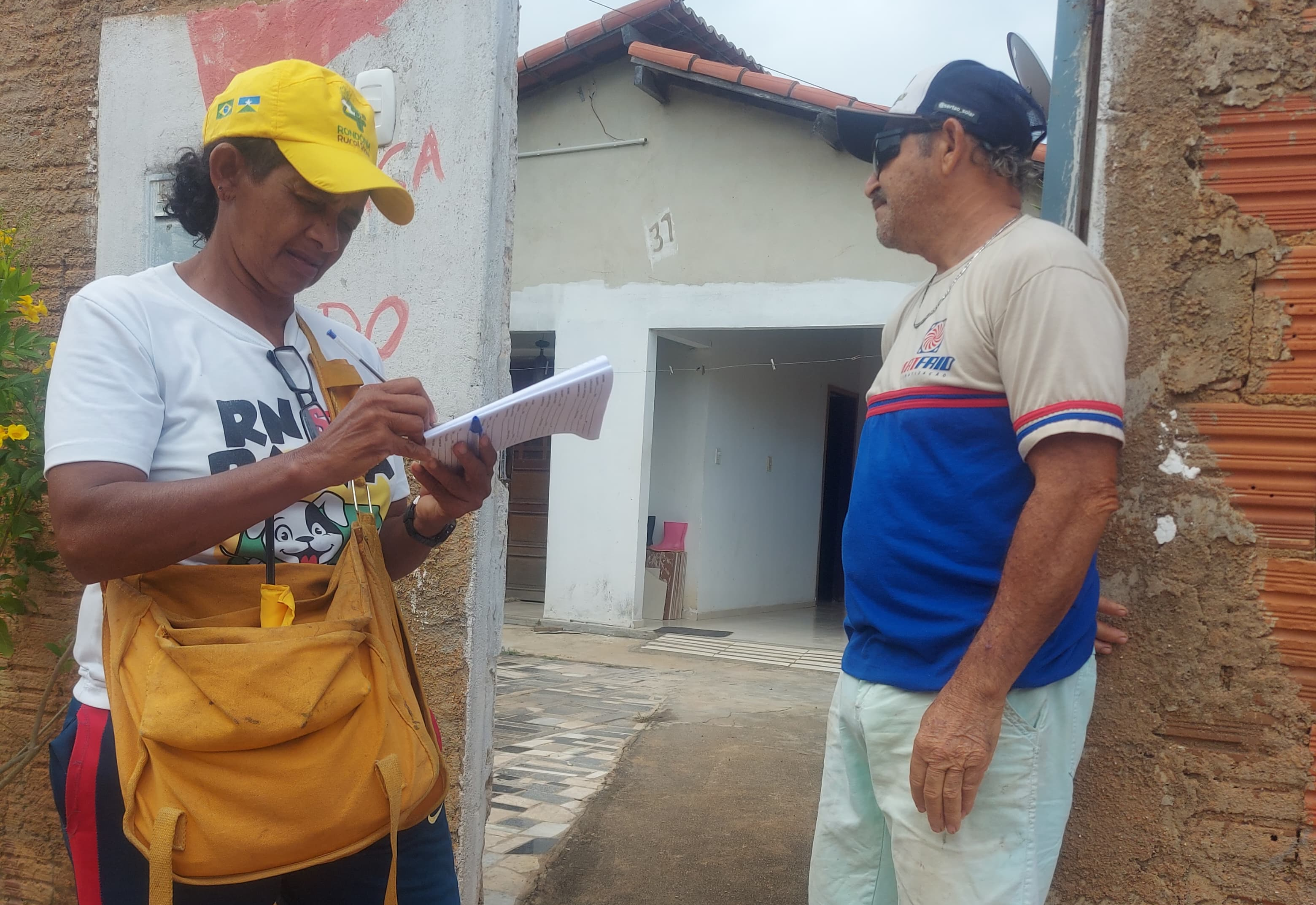ACS e ACE realizam visitas domiciliares na comunidade Serrinha do Canto