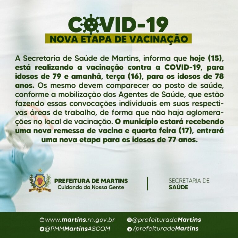 Leia mais sobre o artigo COVID-19, nova etapa de vacinação