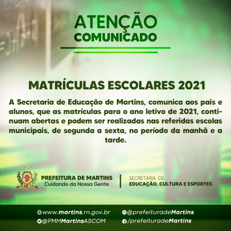 Read more about the article Atenção, Comunicado!