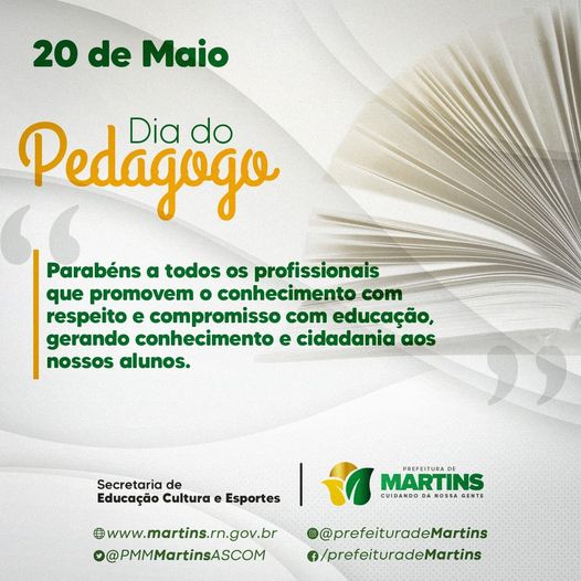 Leia mais sobre o artigo 20 DE MAIO – DIA DO PEDAGOGOO