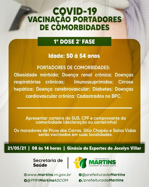 Read more about the article Vacinação em portadores de comorbidades