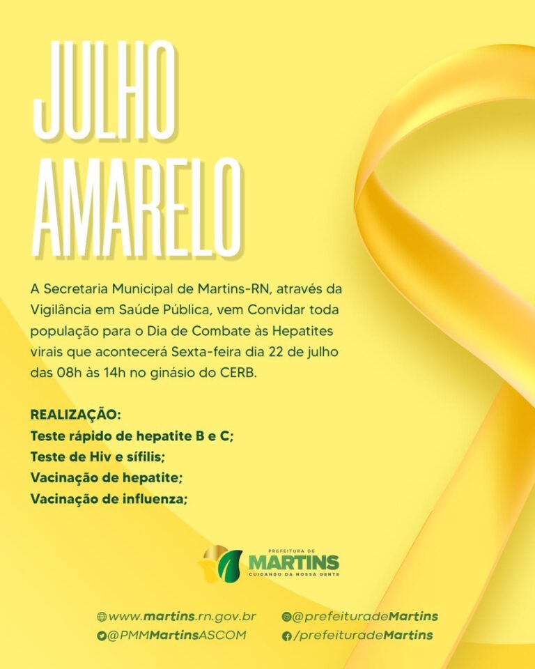 Read more about the article Julho Amarelo