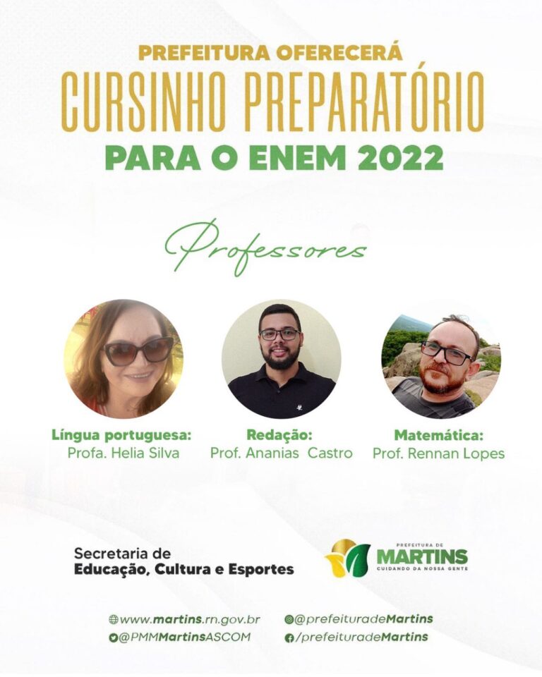 Read more about the article Cursinho Preparatório para o ENEM 2022