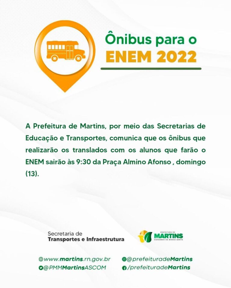 Leia mais sobre o artigo ENEM 2022 – Transporte.